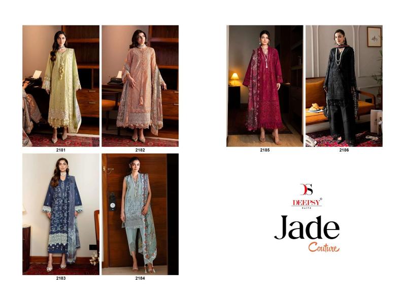 Deepsy suits jade couture pakistani original suits wholesale in surat